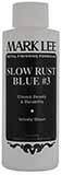 Mark Lee - Slow Rust Blue #3,
4 fluid ounce bottle,
classic beauty and durability, 
for use with steel or twist barrels