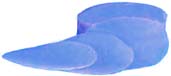 Wonder 1000 Cleaning Patches, 2-1/2" diameter, bag of 50, pure cotton flannel, for .45 to .58 caliber, soaked in Wonder 1000 Plus Blue Cleaning Solution