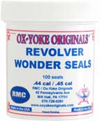 Ox-Yoke Revolver Wonder Seal, 100 seals for .36 cal.