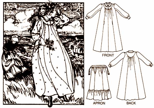 Pattern for
a Prairie Dress
misses small to large
vintage stock we only have one copy at this price