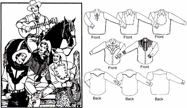 Pattern for
Five Frontier Shirt
mens 36 to 46,
womens 8 to 16,
vintage old stock