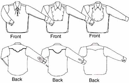 Pattern for
Five Frontier Shirt
mens 36 to 46,
womens 8 to 16,
vintage old stock