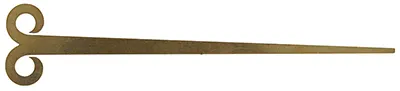 Brass vent pick,
3-1/4" long, for rifle
