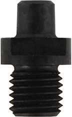 Nipple, 6-.75mm metric thread, for some pre-1980 imported replica percussion revolvers by A.S.M or Uberti, often marked FIE. May be too short for later producion percussion revolvers,  #11 CCI cap, hardened steel

Cone length: 0.275" Thread journal length: 0.225"  Overall length: 0.500" Diameter of base: 0.307" 