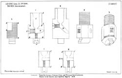 Plan drawing,
full exact size,
Nock's patent breech