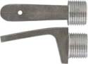 H.E. Leman Indian Trade Rifle Breechplug,
5/8--18 threads for 15/16 or 1" octagon barrel