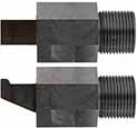  Thompson Center hooked breech plug , flint, for 15/16" octagon barrel, 11/16-20 thread