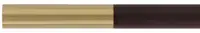 Ramrod for Davide Pedersoli D.G.W. American Jaeger Rifle,
9mm brown Delrin nylon, 27-1/2" long. 
Brass tips are threaded 10-32 at rear, 10-32 at front.
Made in the U.S.A. 
