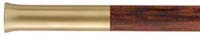 Ramrod for Lyman Signature Series Great Plains Hunter by Davide Pedersoli & Co,
3/8" stained hickory, 29-1/8" long, flared brass tip threaded 8-32 at front, 10-32 thread at rear.