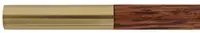 Ramrod for Davide Pedersoli's Missouri River Hawken in  ..50, or larger caliber,
3/8" stained hickory, 29-1/8" long. 
Brass tip threaded 10-32 at front and rear.
Made in the U.S.A.