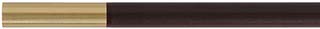 Ramrod, 9mm synthetic Delrin unbreakable rod, 48" long, brass tip, 10-32 thread