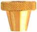 Ramrod Guide Bore Protector, solid brass, for 1/4" ramrod