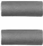 Ramrod pipe, iron, round, forward pipe for rib, for 7/16" rod