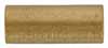 Ramrod pipe, brass, forward pipe, plain for rib, round, accepts 3/8" ramrod for H.E. Leman Trade Rifle