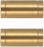 Ramrod pipe, brass, pistol forward pipe, plain for rib, round, for 5/16" ramrod