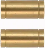 Ramrod pipe, brass, pistol forward pipe, plain for rib, round, for 3/8" ramrod