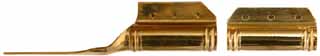 Fusil or Fowler Ramrod Pipes, deluxe round with ringed ends,
polished brass or iron