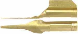 ramrod pipe, brass, fusil entry pipe with skirt, octagon, for 5/16" ramrod
