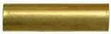 ramrod pipe, brass, plain for rib, round, for 7/16" rod