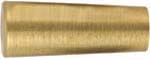 Ramrod tip, 9/16" tapering 7/16", brass, First Model Brown Bess & early muskets, 1-4/10" long