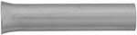 Ramrod forward tip, 3/8" diameter flared concave end, steel, 8-32 thread, for Thompson Center and CVA style ramrods, 1-3/4" long
