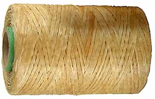 Artificial sinew, waxed flat lacing, 1/2 lb spool - Track of the Wolf