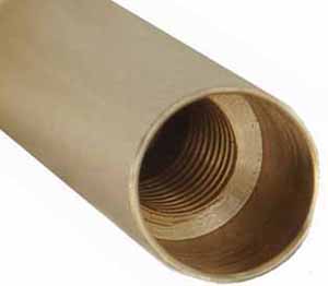 Adapter for Dewey rod, brass, female 12-28 to 8-32 female