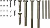 Screws & pins,
complete set for
Hawken fullstock rifle,
unplated steel