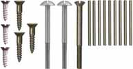 Screws & pins,
complete set for
French TULLE fusil,
unplated steel