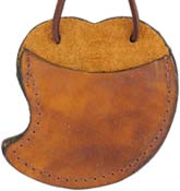 Leather sheath for Capper-Rev-B or S, 
includes leather neck strap.