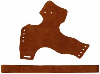 Lace on Rifle Sling,
suede leather,
for use on rifles without swivels