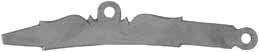Sideplate for left hand L&R's Bailes Lock, iron