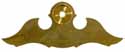 Sideplate for an Ohio or Plains Longrifle, brass