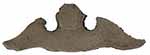 Sideplate for an Ohio or Plains Longrifle, sand cast, nickel