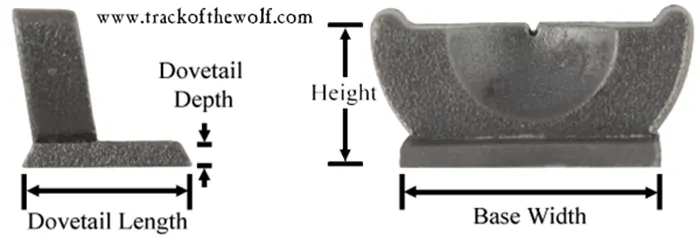 Rear Sight Dimensional Reference Rear Sight Dimensional Reference