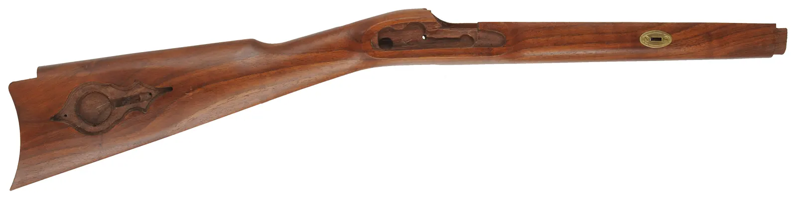 Thompson Center Hawken Stock, 1" barrel channel, 
used, from a kit gun
