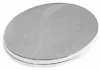 Oval Tinder Box
for strike-a-light,
3" wide by 4-1/2" long, tin coated