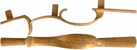 Triggerguard, Early Longrifle, wax cast brass