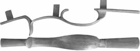 Triggerguard, Early Longrifle, wax cast steel