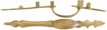 Triggerguard, French Type 'C' Trade Fusil, wax cast brass