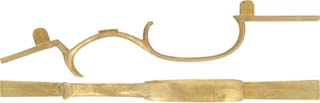 Triggerguard, Carolina Rifle Style, 
wax cast brass
