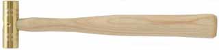 Gunsmith's Brass Hammer,
4 ounce head, 12" hickory handle
made in the USA