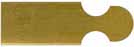 Toeplate, Andrew Verner Bucks County, Pennsylvania
1/16" thick brass