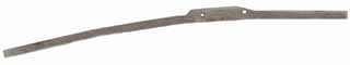 Trigger plate, double set trigger, drilled & tapped, 6" length, .372" wide