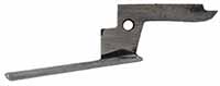 trigger, rear, tempered steel, for #TR-Jaeg double set triggers
