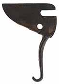 trigger only, front, tempered steel, for #TR-JDV-34 double set triggers