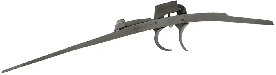 Hawken Double Set Trigger,
with curved front trigger, 
unfinished, by L & R