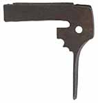trigger, front, tempered steel, for #TR-LR-1800 double set triggers