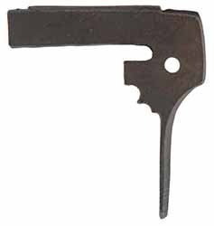 trigger, front, tempered steel, for #TR-LR-1800 double set triggers
