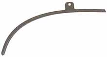 Traditional curved pistol trigger plate only, plate length 4.625"